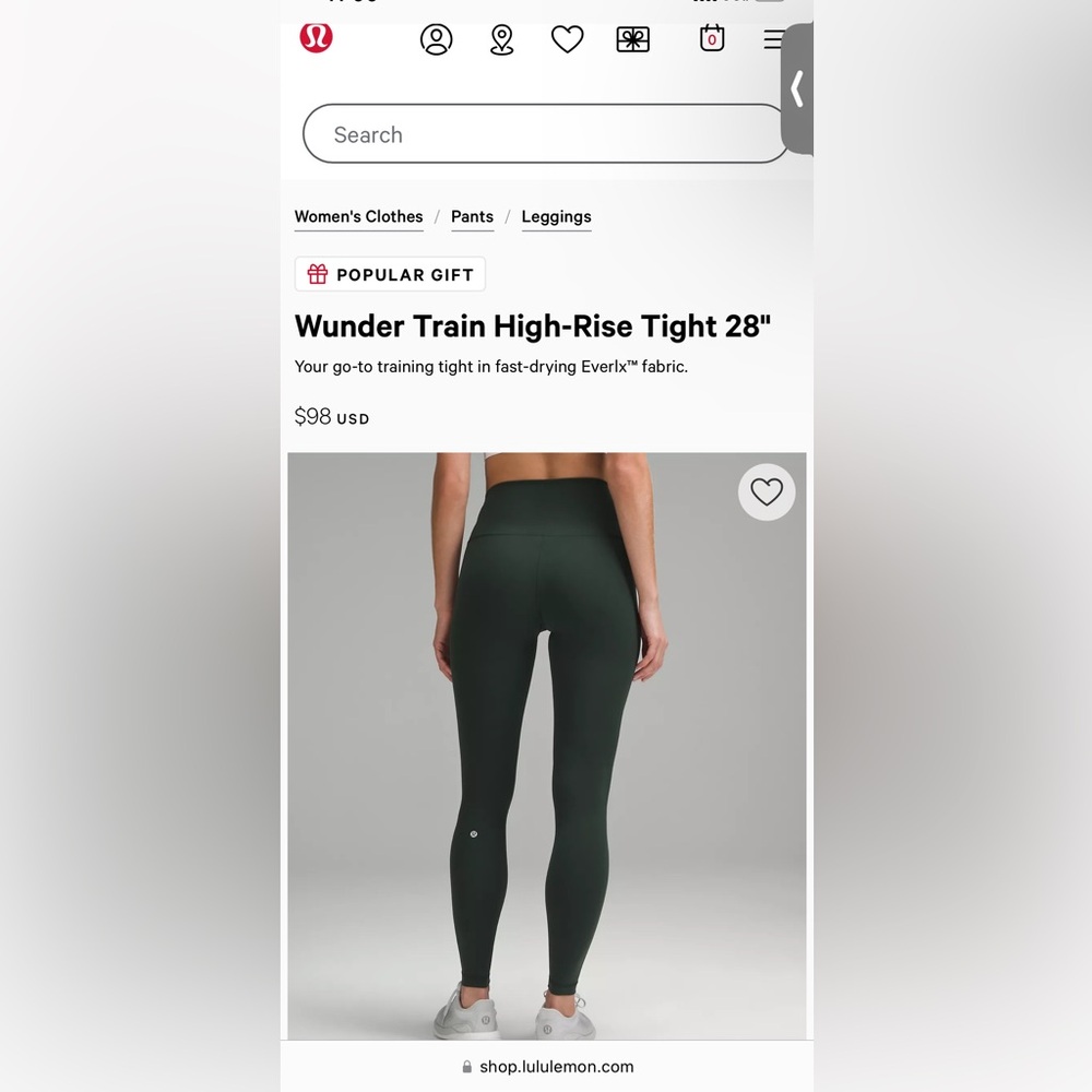 NWT Lululemon Wunder Train HR Tight